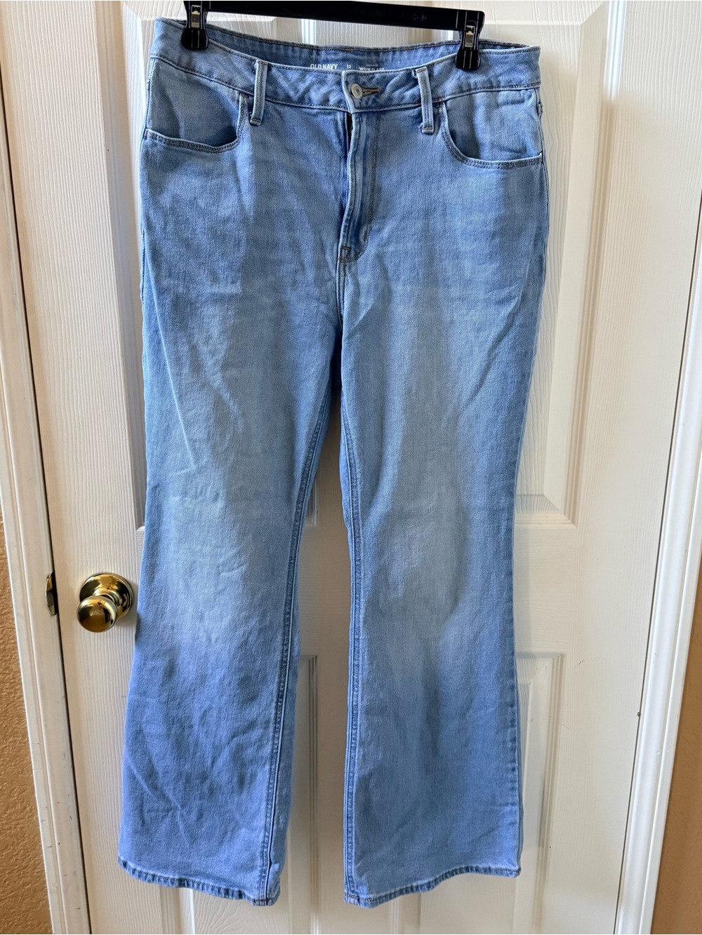 Old navy high rise wow flare jeans size 12